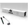 Soundbar con Webcam 4K BIANCO + 2 microfoni