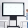 BalanceBox - Supporto per Monitor Touch 65" e 75" - con Regolazione Dell'Altezza Pneumatica