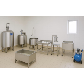 Laboratorio di lavorazione del latte - produzione mozzarelle